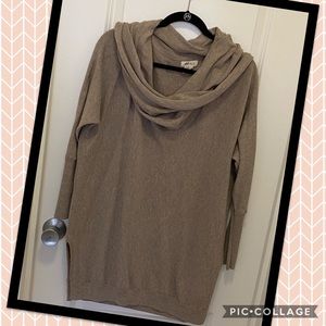 Long Cowl Neck Sweater